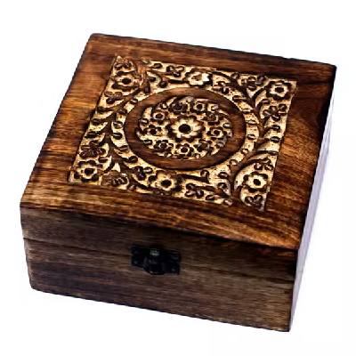 Aromatherapy Floral Carved Boxes